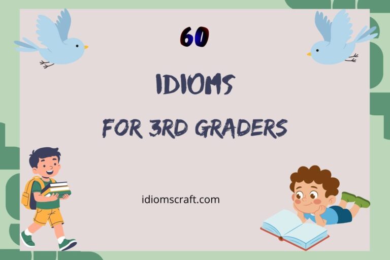 idioms for 3rd graders