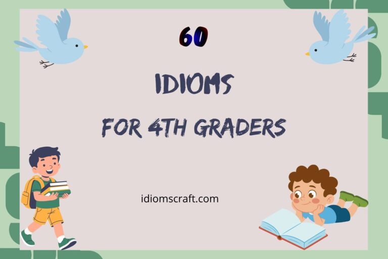 idioms for 4th graders
