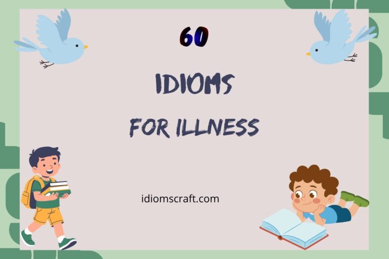idioms for illness
