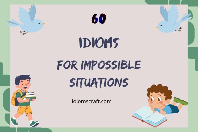 idioms for impossible situations