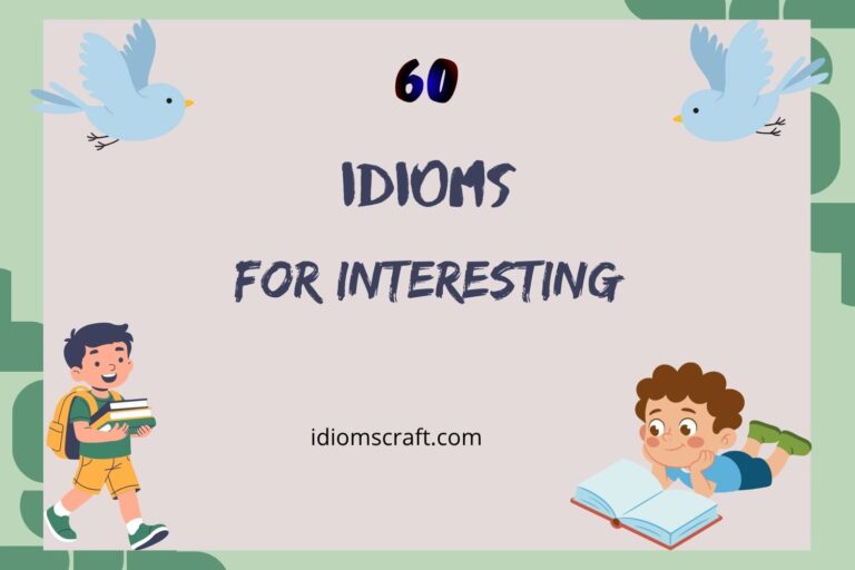 idioms for interesting