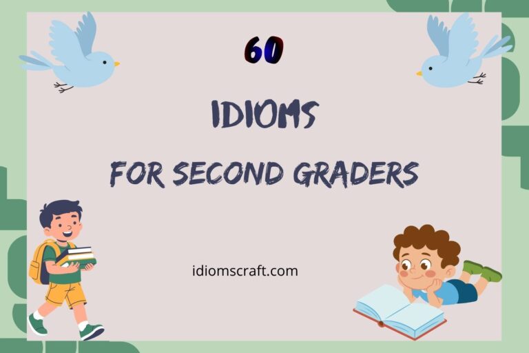 idioms for second graders
