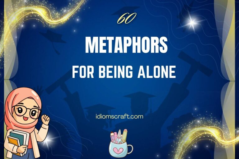 metaphors for being alone