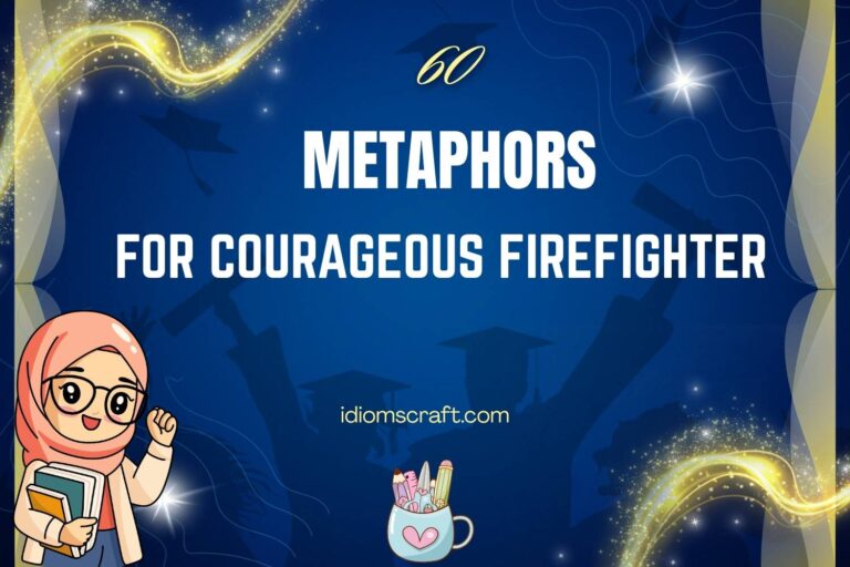 metaphors for courageous firefighter