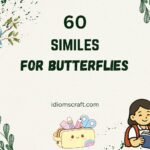 similes for butterflies